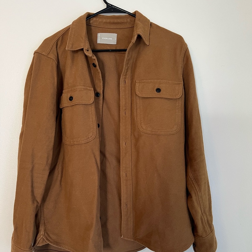 Everlane Men’s Heavyweight Overshirt in Toasted Coconut